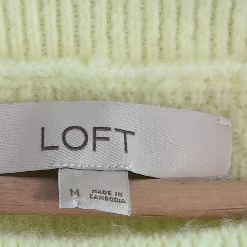 Loft Yellow Sweater - Picture 2 of 5